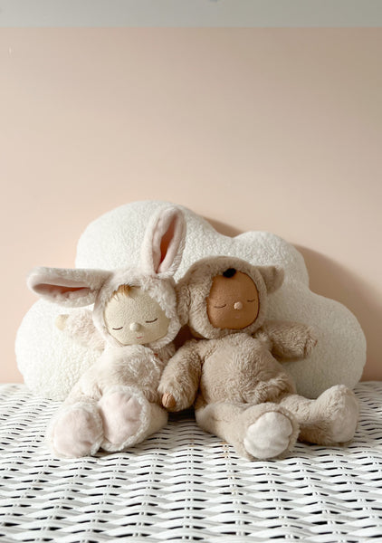 Little Bambino Bear - Boucle Teddy Cloud Cushion
