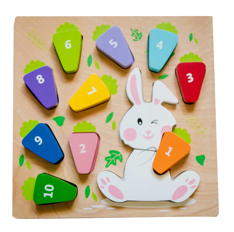 Tender Leaf Toys - 123 Carrot Puzzle
