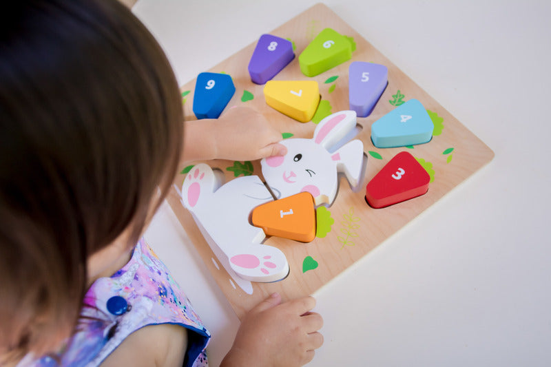 Tender Leaf Toys - 123 Carrot Puzzle