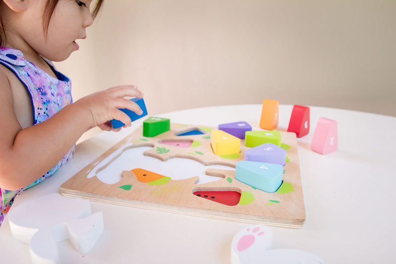 Tender Leaf Toys - 123 Carrot Puzzle