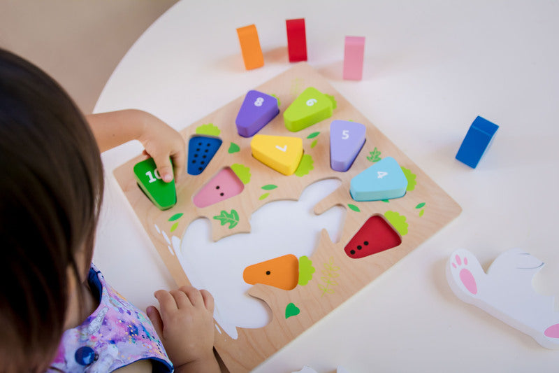 Tender Leaf Toys - 123 Carrot Puzzle
