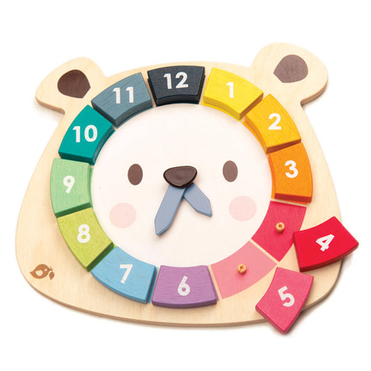 Tender Leaf Toys - Bear Colours Clock