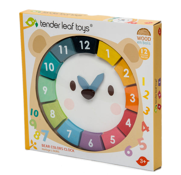 Tender Leaf Toys - Bear Colours Clock