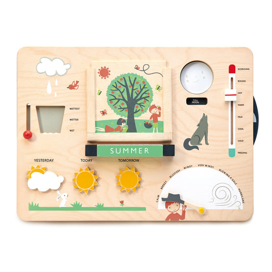 Tender Leaf Toys - Wooden Weather Station