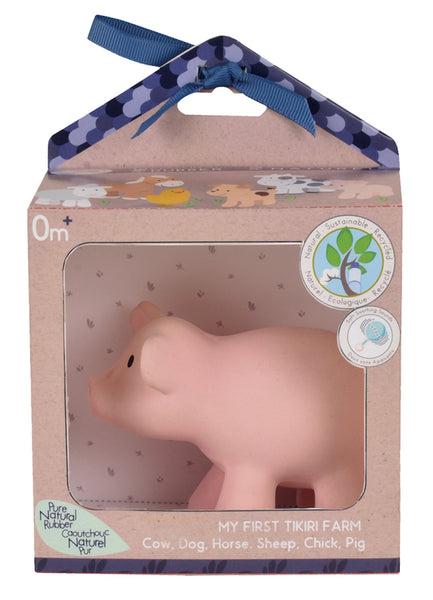 Tikiri Rubber Farm Animal - Pig - Boxed
