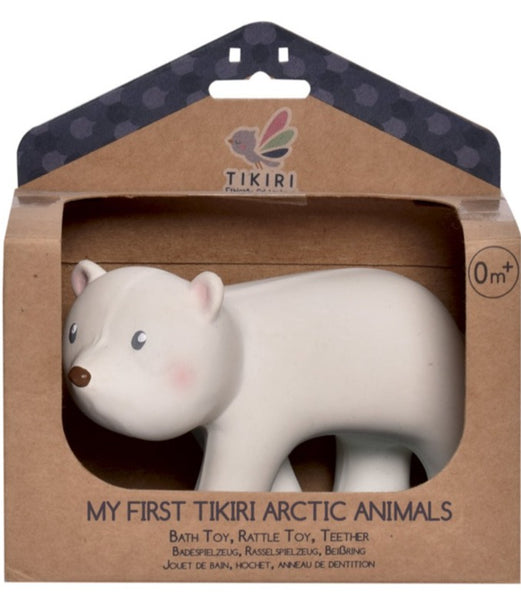 Tikiri Rubber Arctic Animal - Polar Bear - Boxed