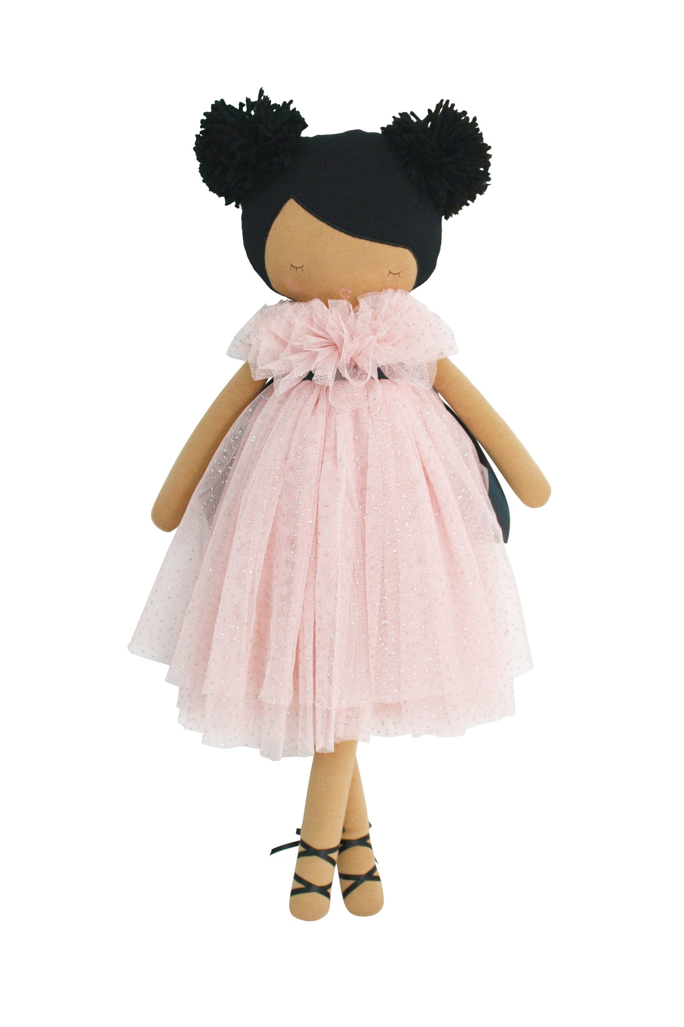 Alimrose - Valentina Pom Pom Doll 48cm Sparkle Pink
