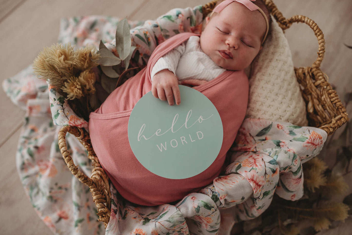 Wattle and Sage Milestone Cards | Snuggle Hunny Kids