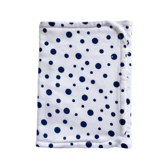 White black spot burp cloth | Little Bambino Bear