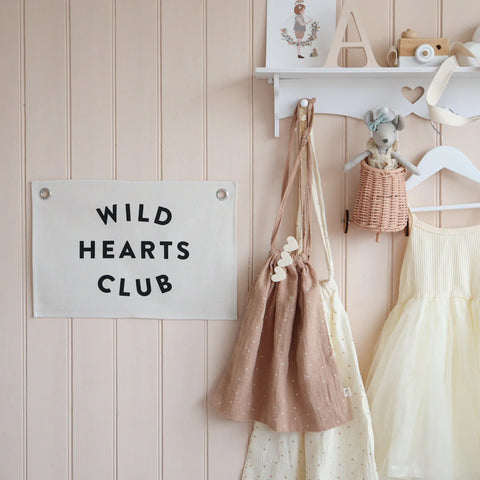 Leonie and the Leopard - Wild Hearts Club Wall Banner