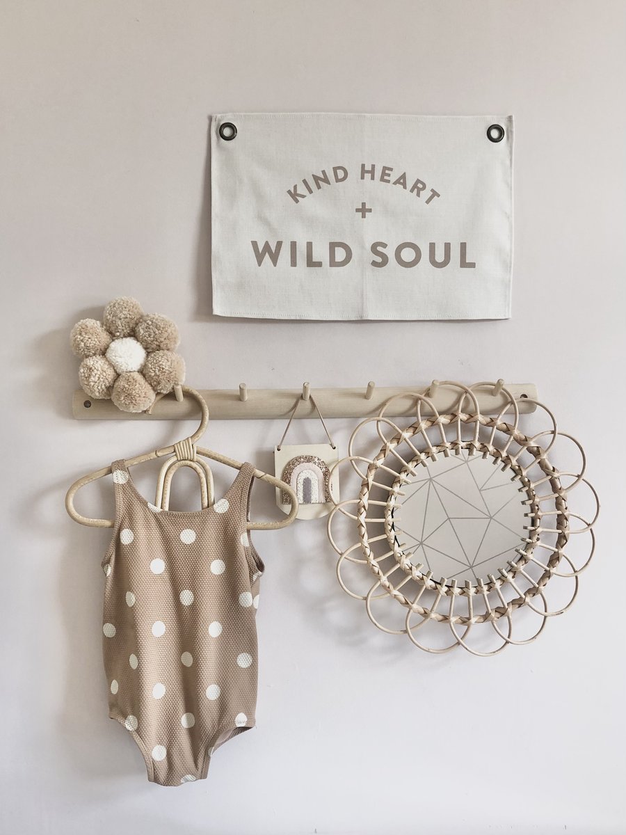 Leonie and the Leopard - Kind Heart Wild Soul Wall Banner