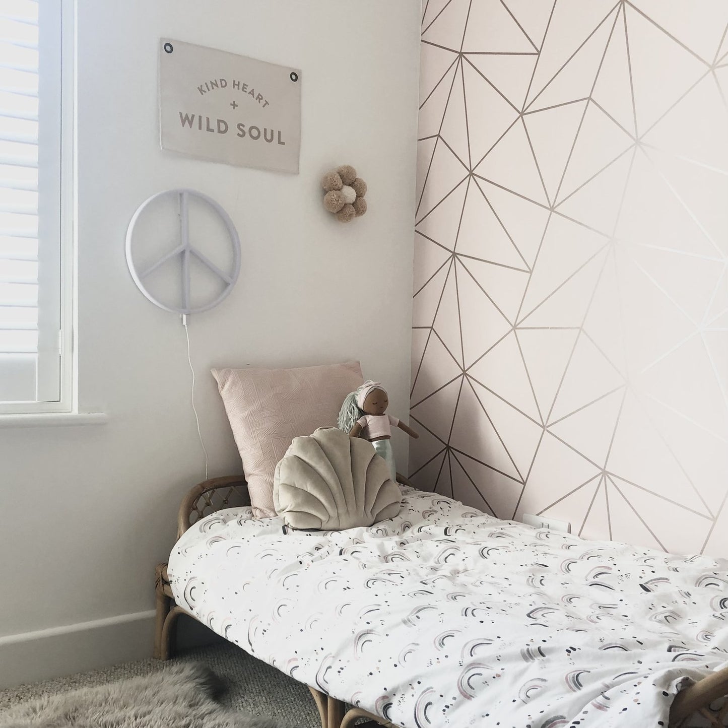 Leonie and the Leopard - Kind Heart Wild Soul Wall Banner