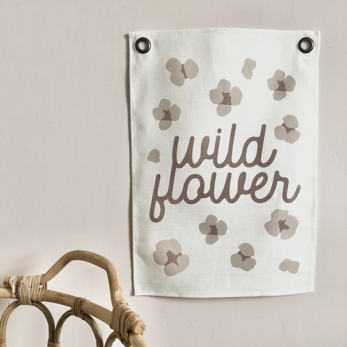 Leonie and the Leopard - Wildflower Mini Flag