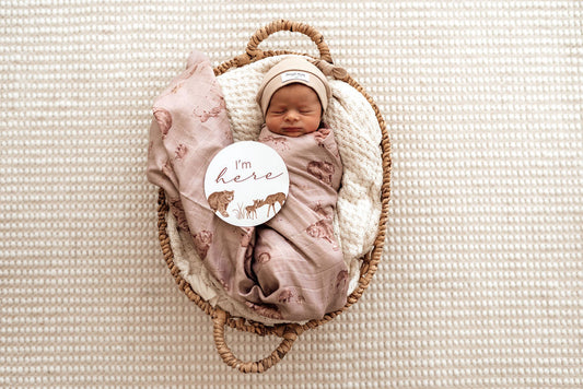 Snuggle Hunny Kids - Woodland and Cocoa Milestone Cards
