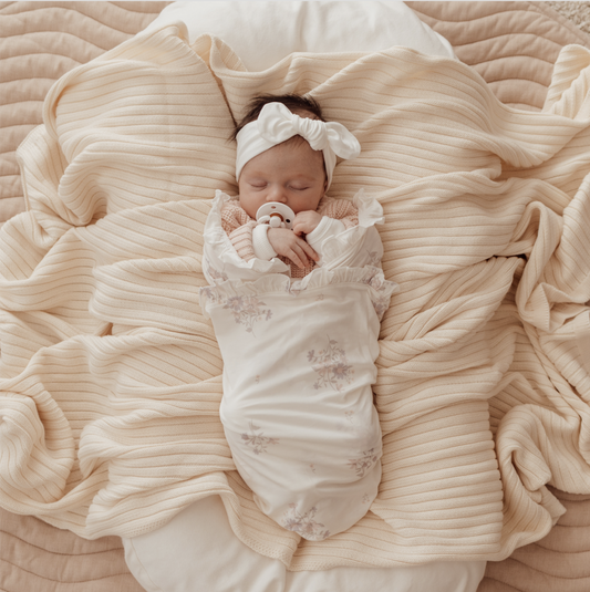 Ziggy Lou - Blossom Bamboo Stretch Swaddle