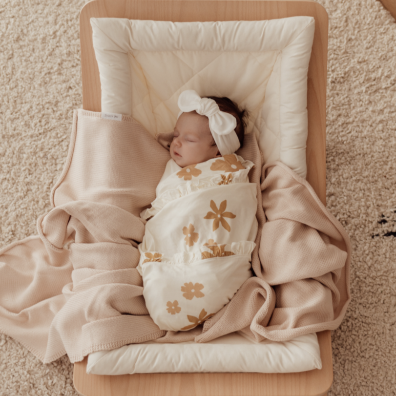 Ziggy Lou - Heirloom Knit Blanket - Nude