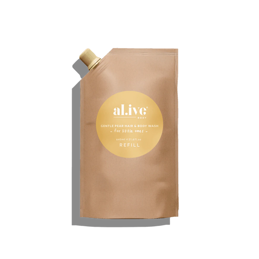 al.ive body - 640ml Baby Wash Refill - Gentle Pear