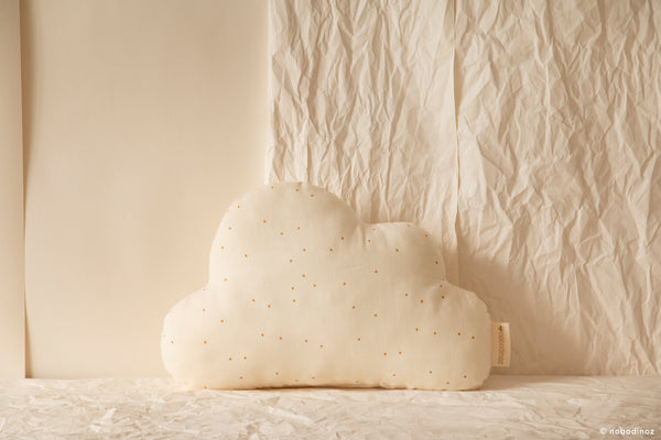 Nobodinoz Cloud Cushion - Honey Sweet Dots Natural