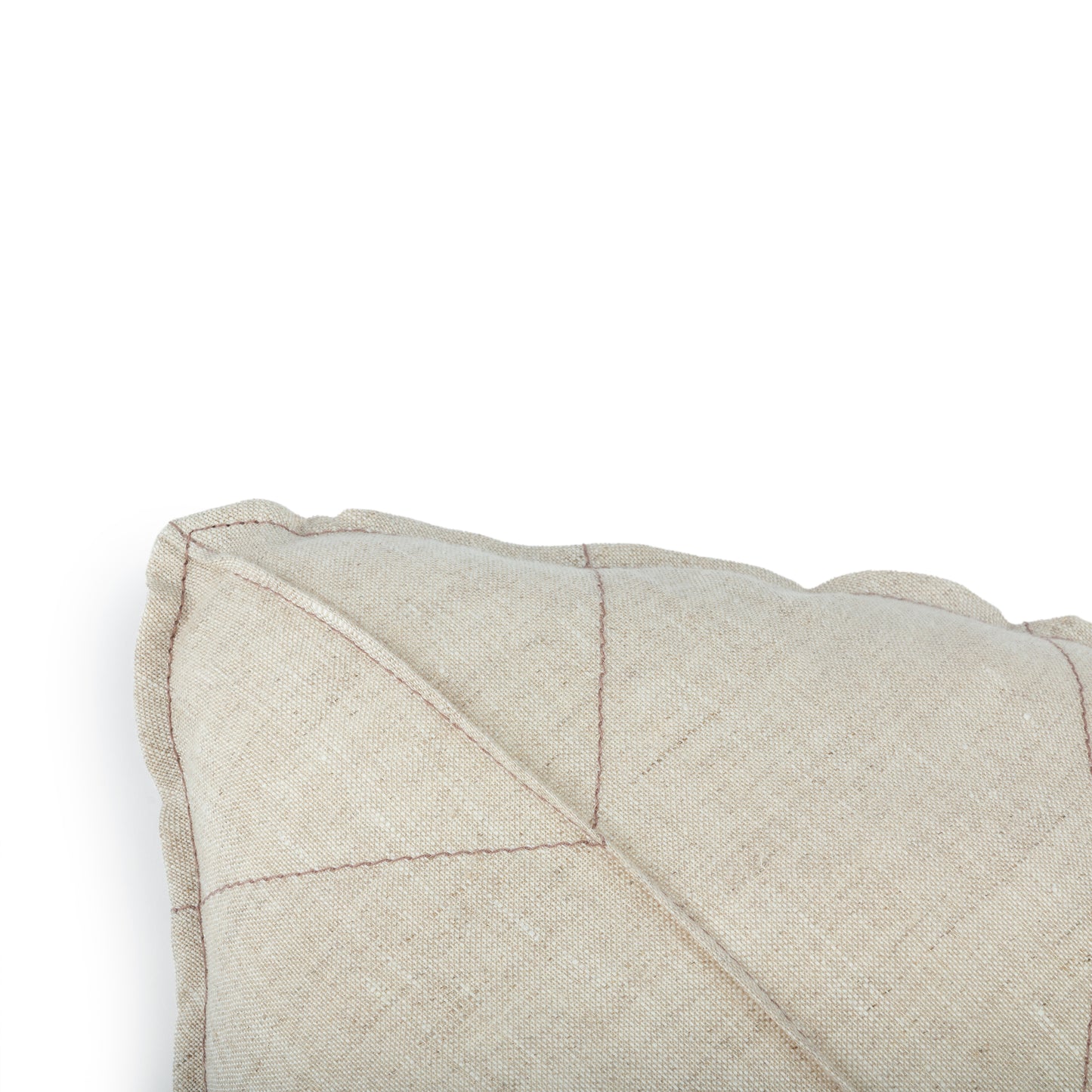 Lin Français Leaf Cushion • Greige - Little Bambino Bear