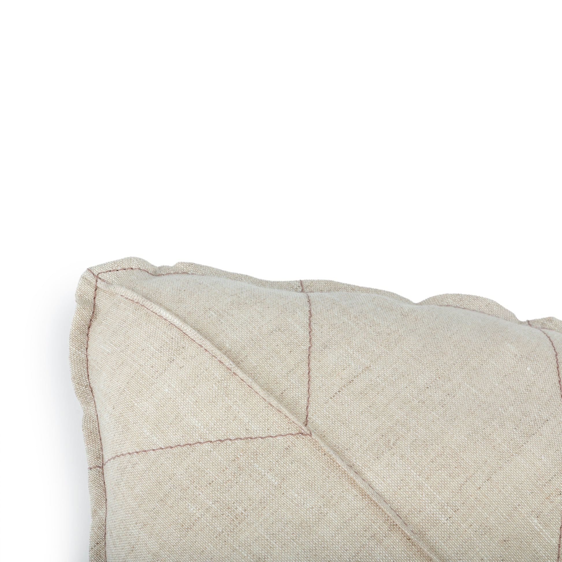 Lin Français Leaf Cushion • Greige - Little Bambino Bear