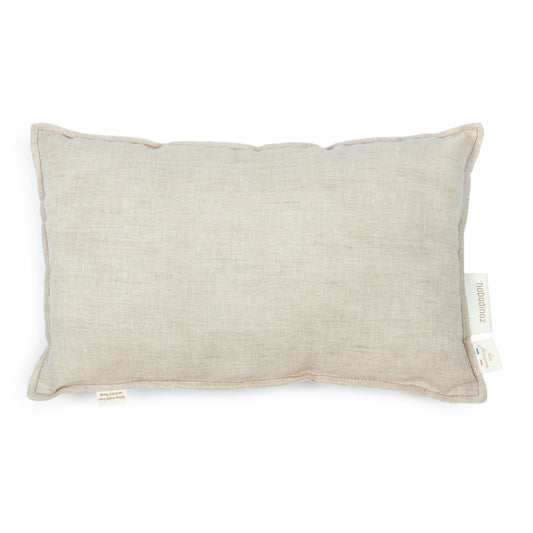 Nobodinoz Lin Français Rectangular Cushion - Greige