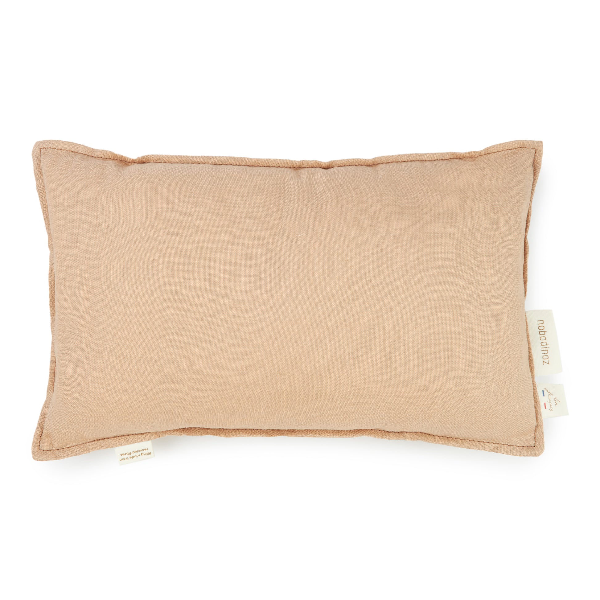 Nobodinoz Lin Français Rectangular Cushion - Sand 